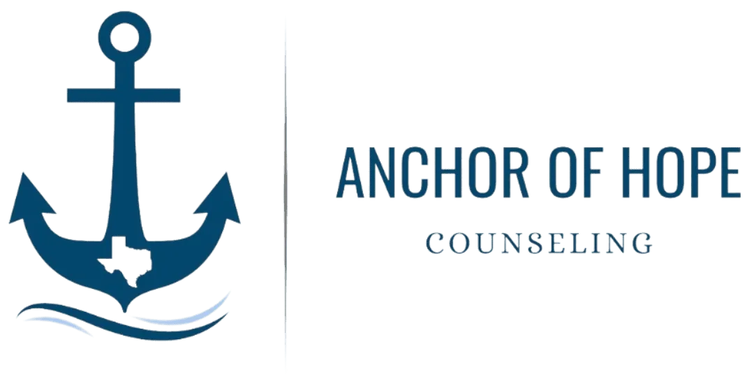 Blue Anchor of Hope Counseling Logo